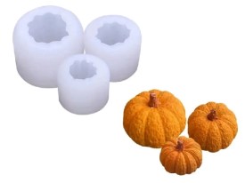 Molde silicona calabaza